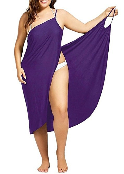 Towel Dress Solid Color - BathingBeauty