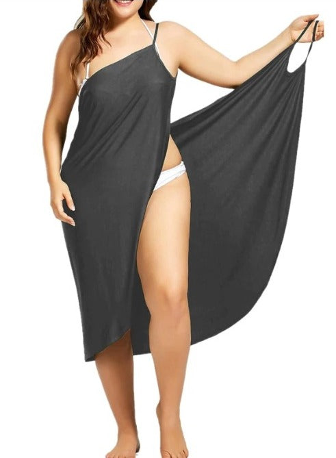 Towel Dress Solid Color - BathingBeauty