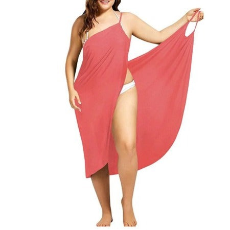 Towel Dress Solid Color - BathingBeauty
